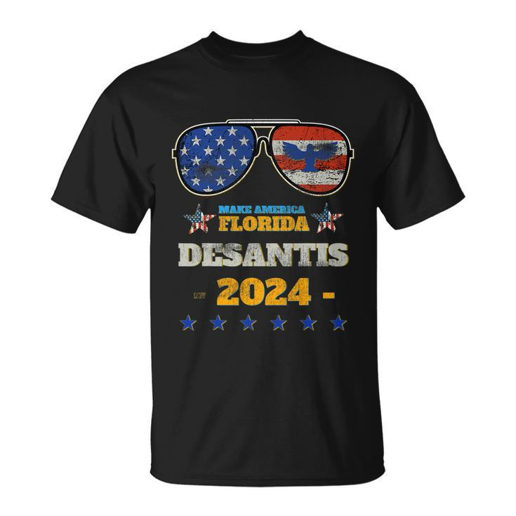 Desantis 2024 Lets Go Brandon 4Th Of July Unisex T-Shirt