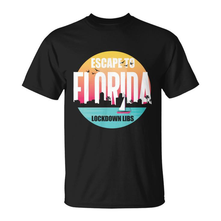 Desantis Escape To Florida Gift V3 Unisex T-Shirt