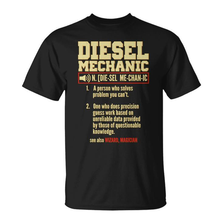 Diesel Mechanic Tshirt Unisex T-Shirt