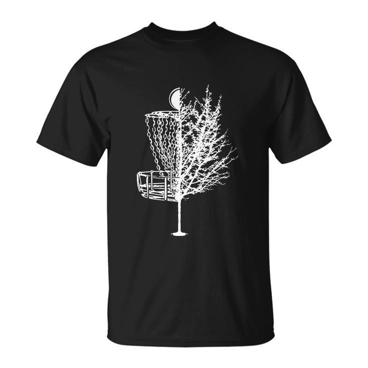 Disc Golf Basket Tree Shirts Funny Tshirt Unisex T-Shirt