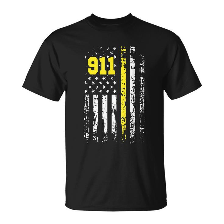 Dispatcher 911 First Responder Usa Dispatcher Gift Unisex T-Shirt