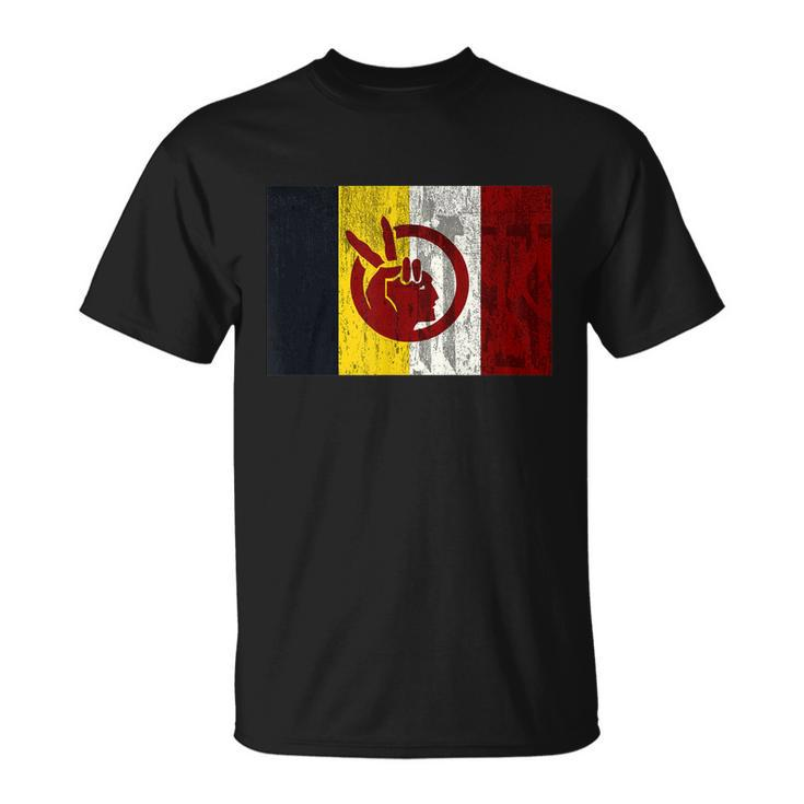 Distressed American Indian Movement Unisex T-Shirt