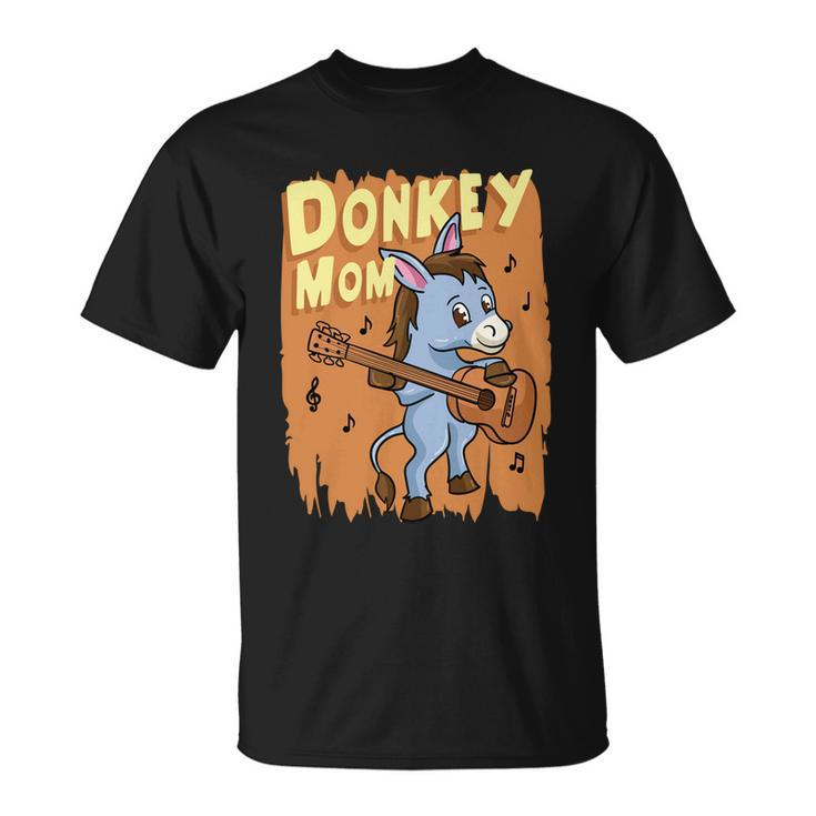 Donkey Mom Cute Mule Farm Animal Agriculture Cute Gift Unisex T-Shirt
