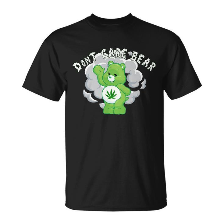 Dont Care Smoking Bear Tshirt Unisex T-Shirt