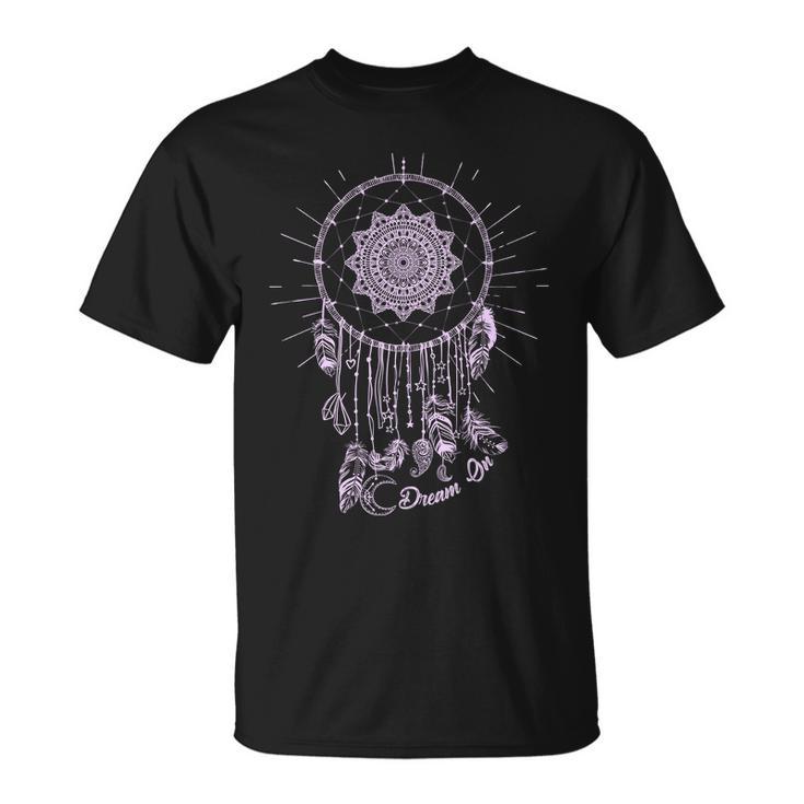 Dream On Native American Dream Catcher Unisex T-Shirt