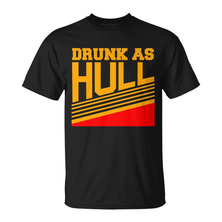 Drunk As Hull Logo Unisex T-Shirt