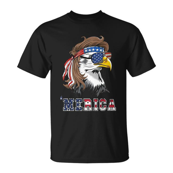Eagle Mullet 4Th Of July American Usa Us Flag Merica Eagle Gift Unisex T-Shirt