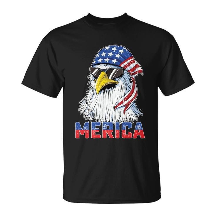 Eagle Mullet 4Th Of July Usa American Flag Merica Gift V10 Unisex T-Shirt