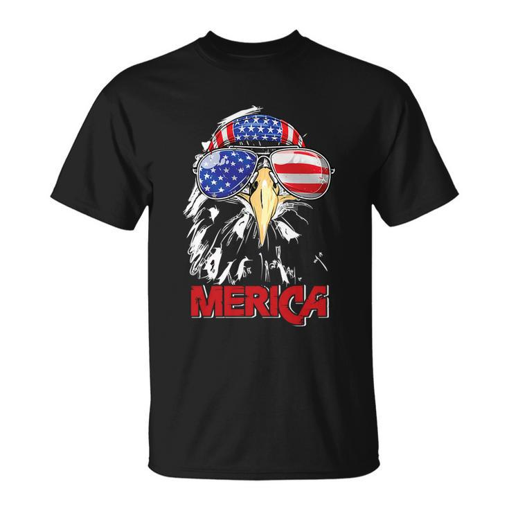 Eagle Mullet 4Th Of July Usa American Flag Merica Gift V7 Unisex T-Shirt