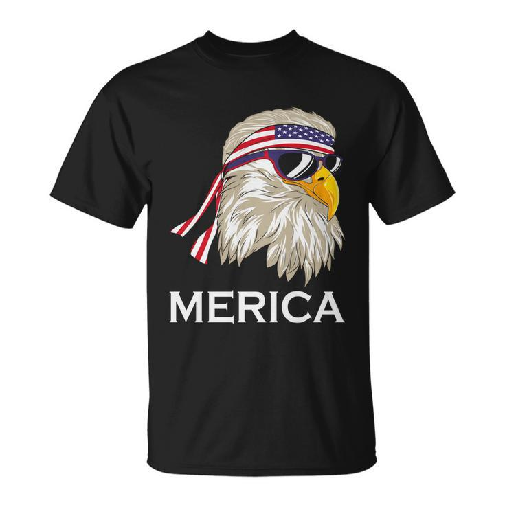 Eagle Mullet 4Th Of July Usa Merica Funny 4Th Of July Gift Unisex T-Shirt