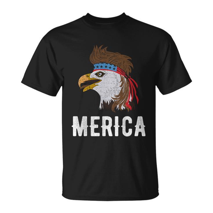 Eagle Mullet 4Th Of July Usa Patriot Merica Cool Gift Unisex T-Shirt