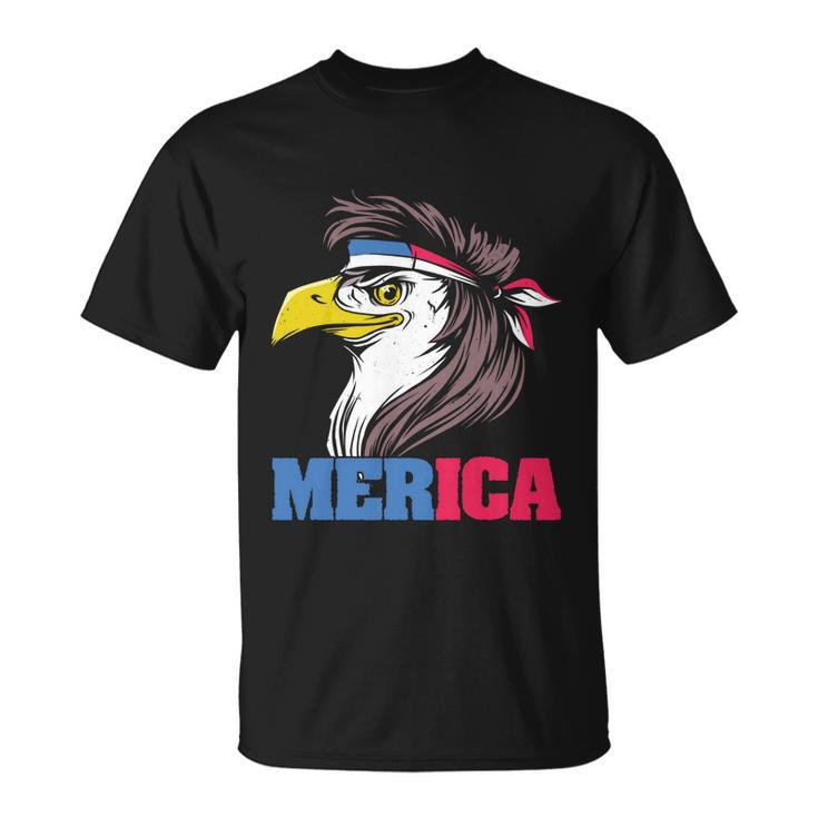 Eagle Mullet Merica Flag 4Th Of July Merican Pride Gift Unisex T-Shirt