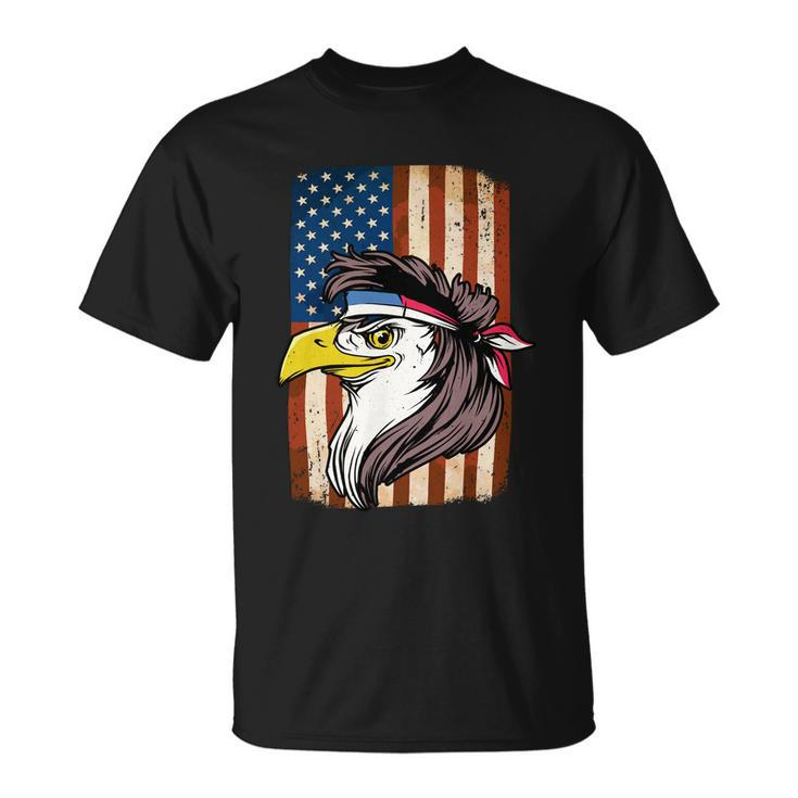 Eagle Mullet Usa American Flag Merica 4Th Of July Meaningful Gift V2 Unisex T-Shirt