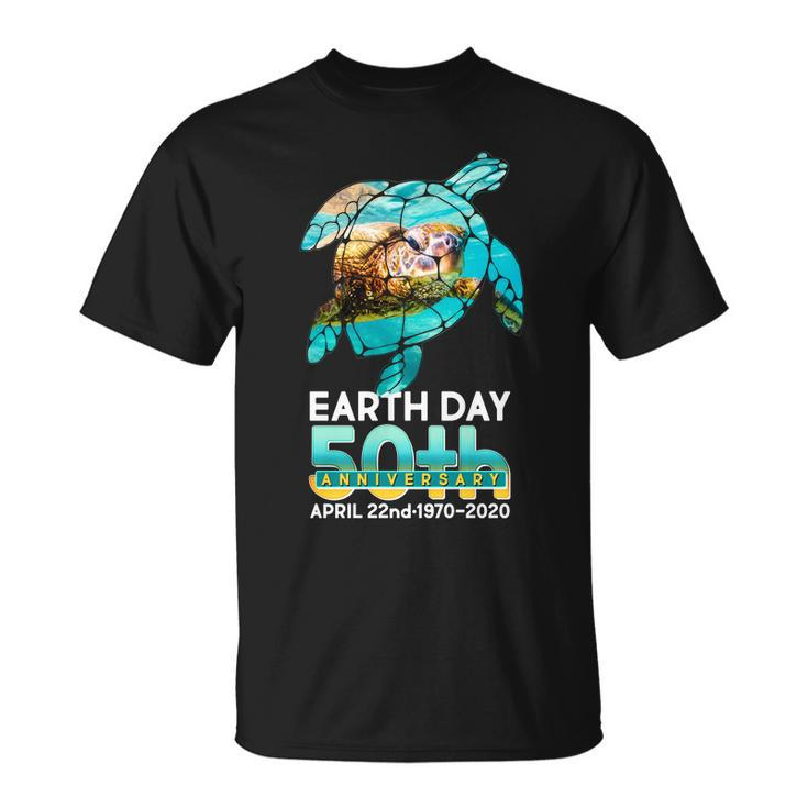 Earth Day 50Th Anniversary Turtle V2 Unisex T-Shirt