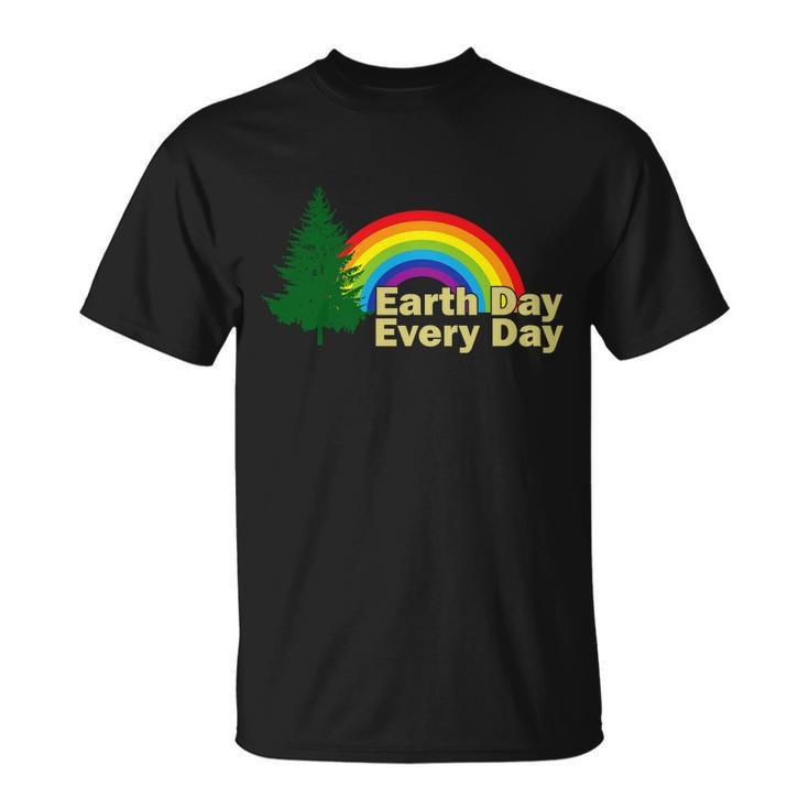 Earth Day Every Day Rainbow Unisex T-Shirt