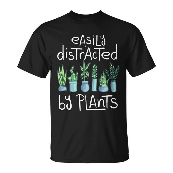 Easily Distracted By Plants V2 Unisex T-Shirt