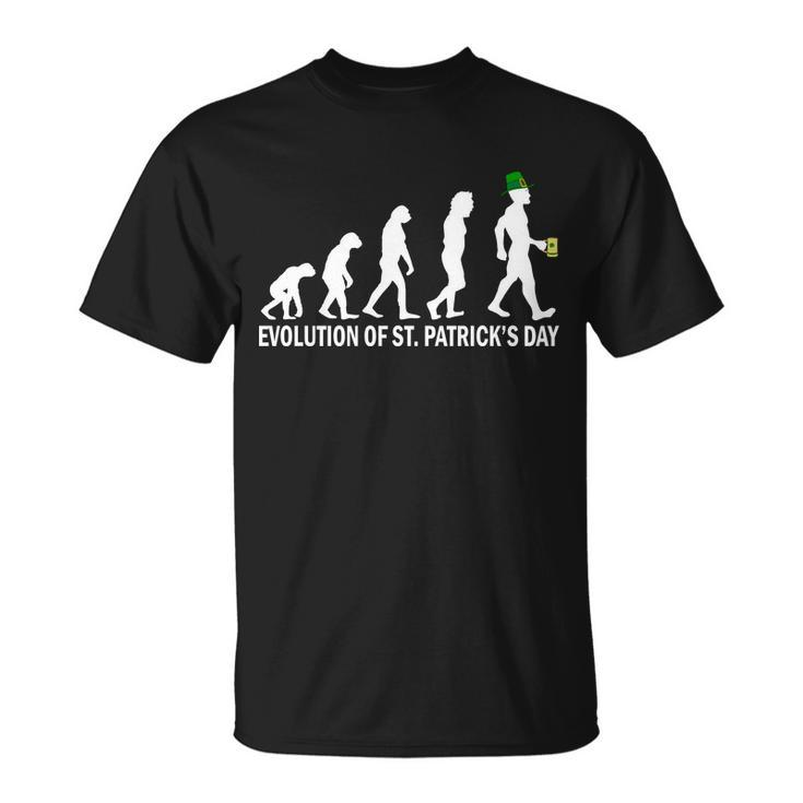 Evolution Of St Patricks Day Tshirt Unisex T-Shirt