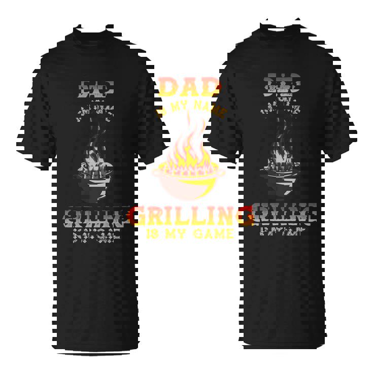 Fathers Day Bbq Grilling Chef Dad Naughty Grilling T-Shirt