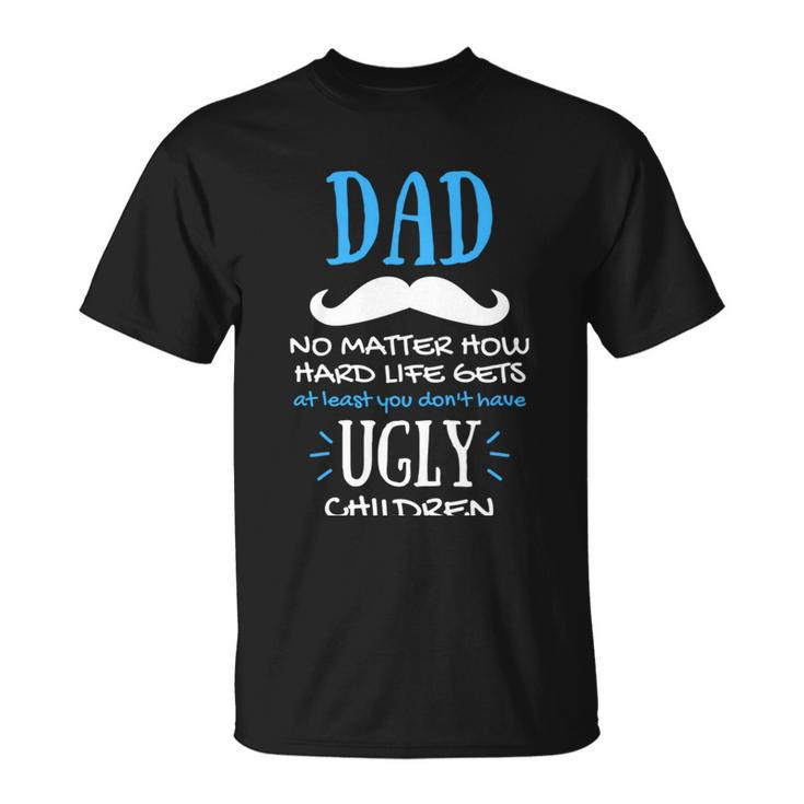 Fathers Day For Father From Daughter Son The Best Father T-Shirt