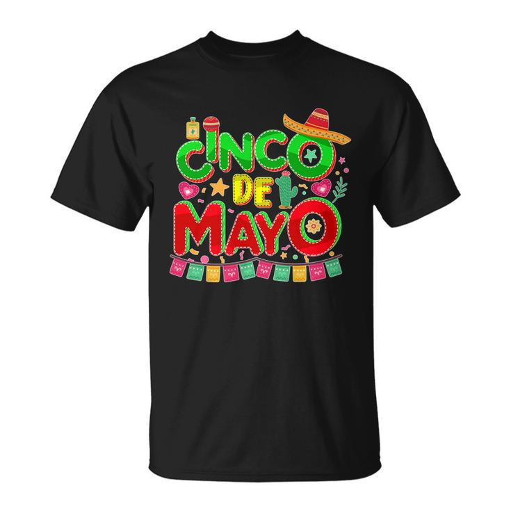 Festive Cinco De Mayo Unisex T-Shirt