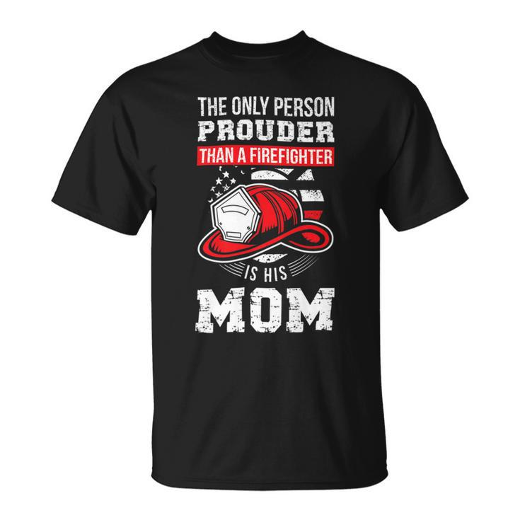 Firefighter Proud Firefighter Mom Fireman Mother Fireman Mama V2 Unisex T-Shirt