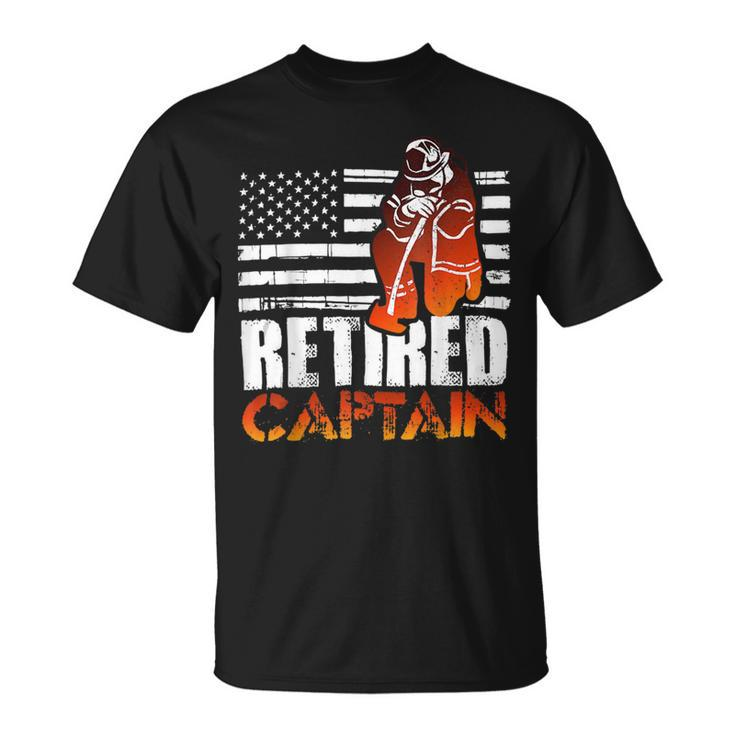 Firefighter Retired American Firefighter Captain Retirement Unisex T-Shirt