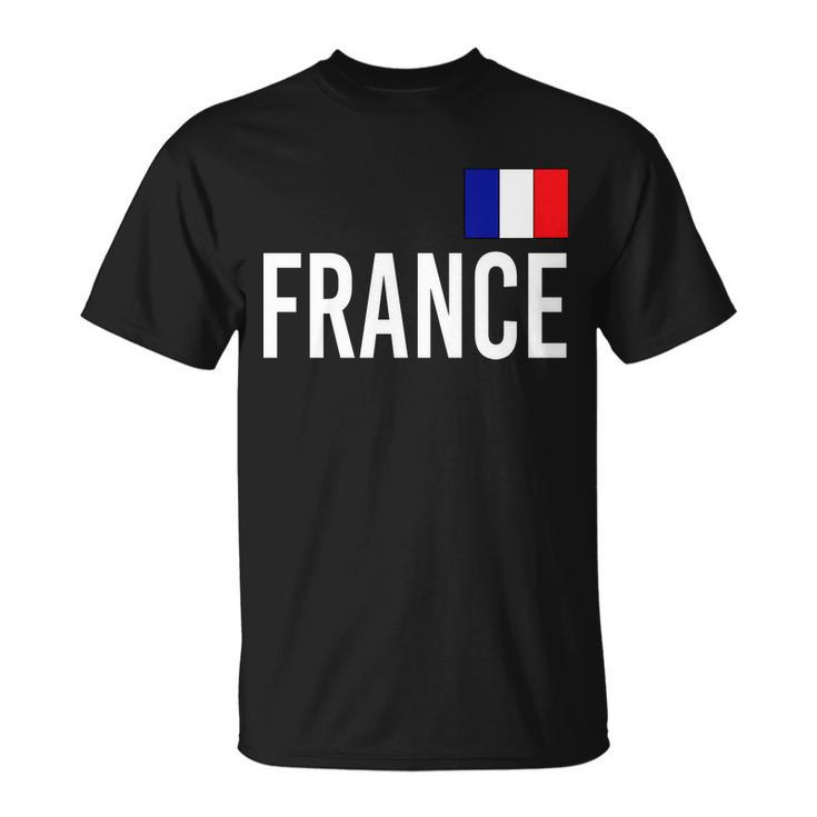 France Team Flag Logo Unisex T-Shirt