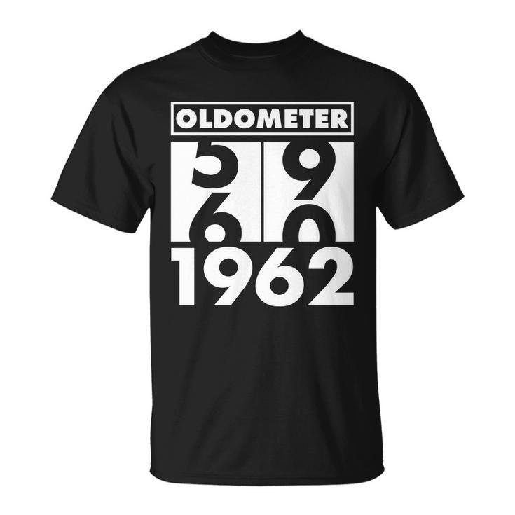 Funny 60Th Birthday Oldometer Made In  Unisex T-Shirt