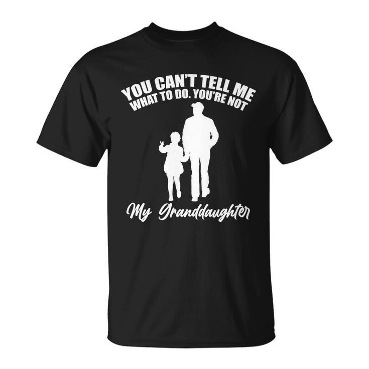 Funny & Cute Granddaughter And Grandfather Tshirt Unisex T-Shirt