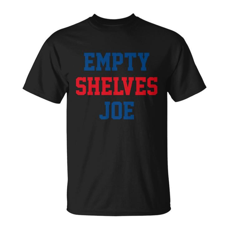 Funny Anti Biden Empty Shelves Joe Republican Anti Biden Design Unisex T-Shirt