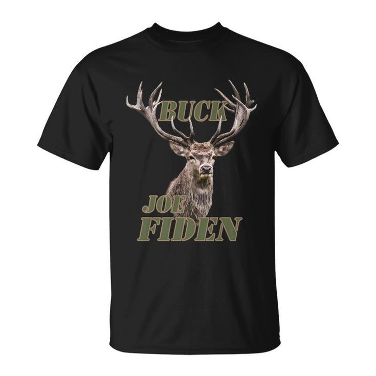 Funny Anti Biden Fjb Buck Joe Fiden Deer Unisex T-Shirt