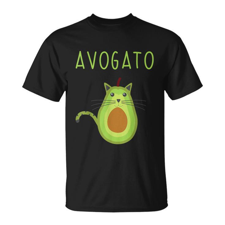 Funny Avogato Cinco De Mayo Gift Cinco De Meow Cat Avocado Gift Unisex T-Shirt