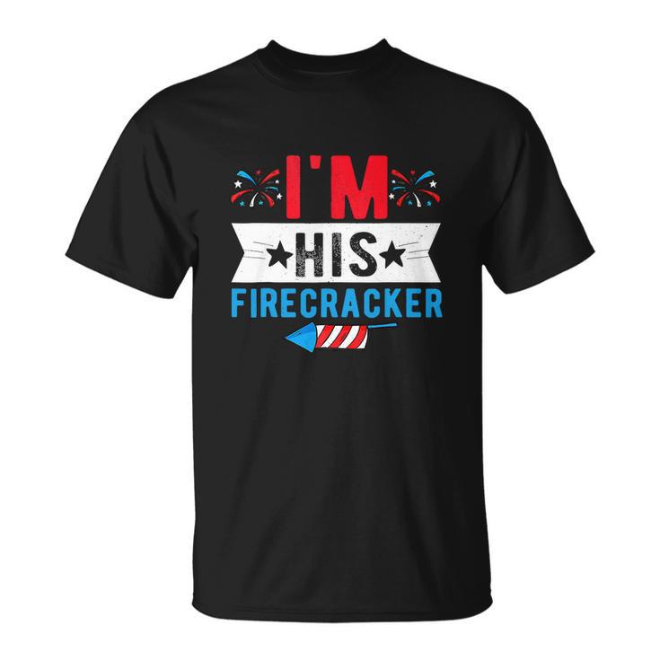 Funny Firecracker Cute 4Th Of July American Flag Unisex T-Shirt