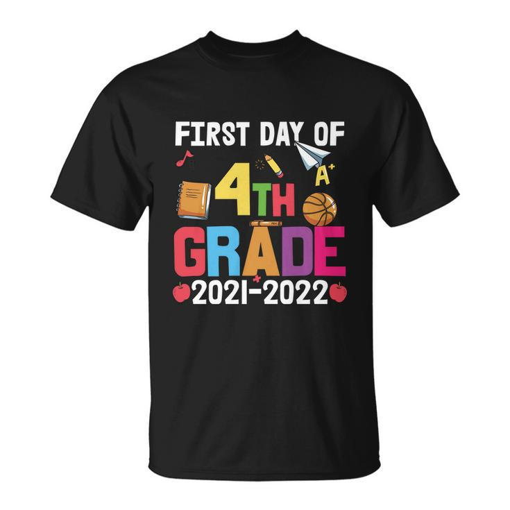 Funny First Day Of 4Th Grade Back To School Unisex T-Shirt