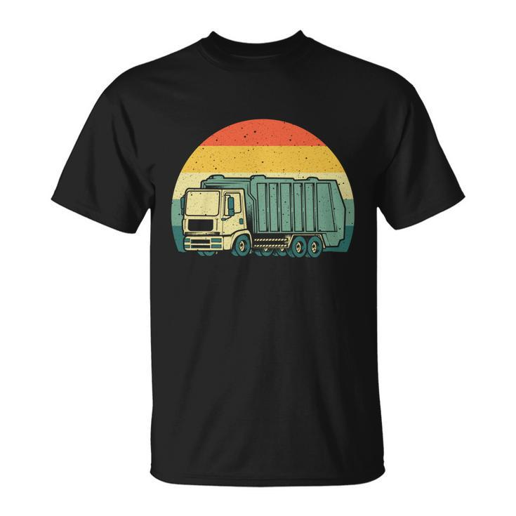 Funny Garbage Truck Design For Kids Men Women Trash Truck Gift Unisex T-Shirt