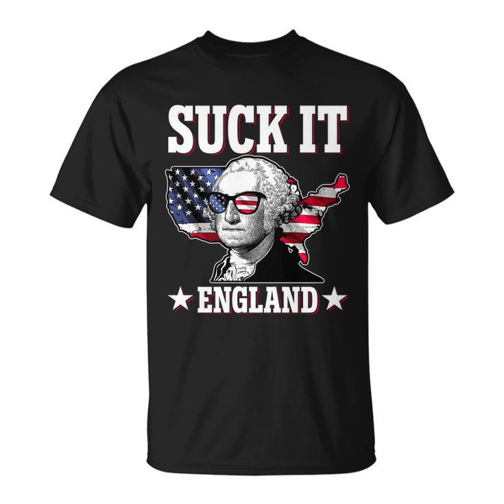 Funny George Washington Suck It England Unisex T-Shirt