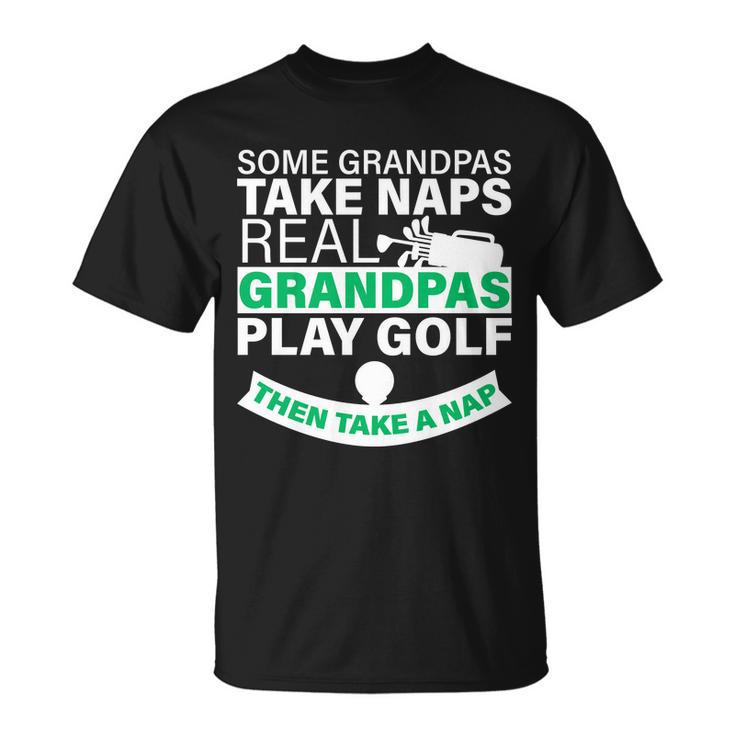 Funny Golf Grandpa Unisex T-Shirt