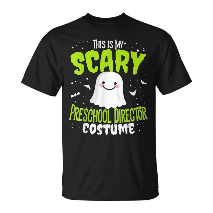 Funny Preschool Director Halloween Nothing Scares Costume  V2 Unisex T-Shirt