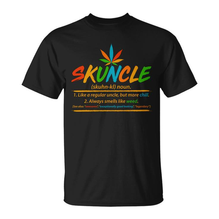 Funny Skuncle Definition Like A Regular Uncle Tshirt Unisex T-Shirt