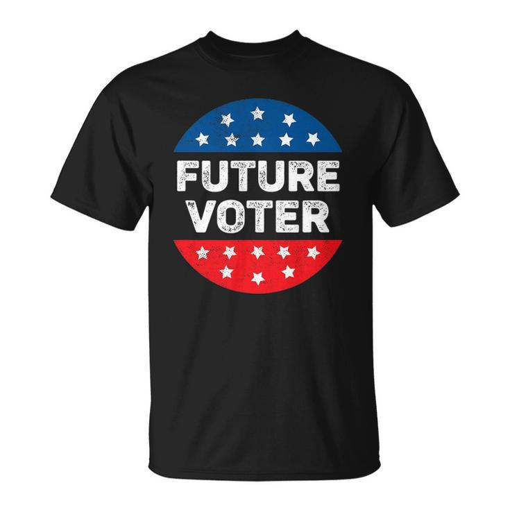 Future Voter Kids Teens Vintage 2022 Election Vote Unisex T-Shirt