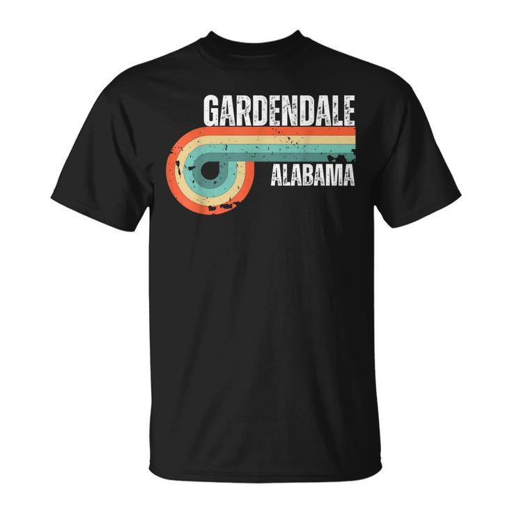 Gardendale City Alabama State Vintage Retro Souvenir T-shirt