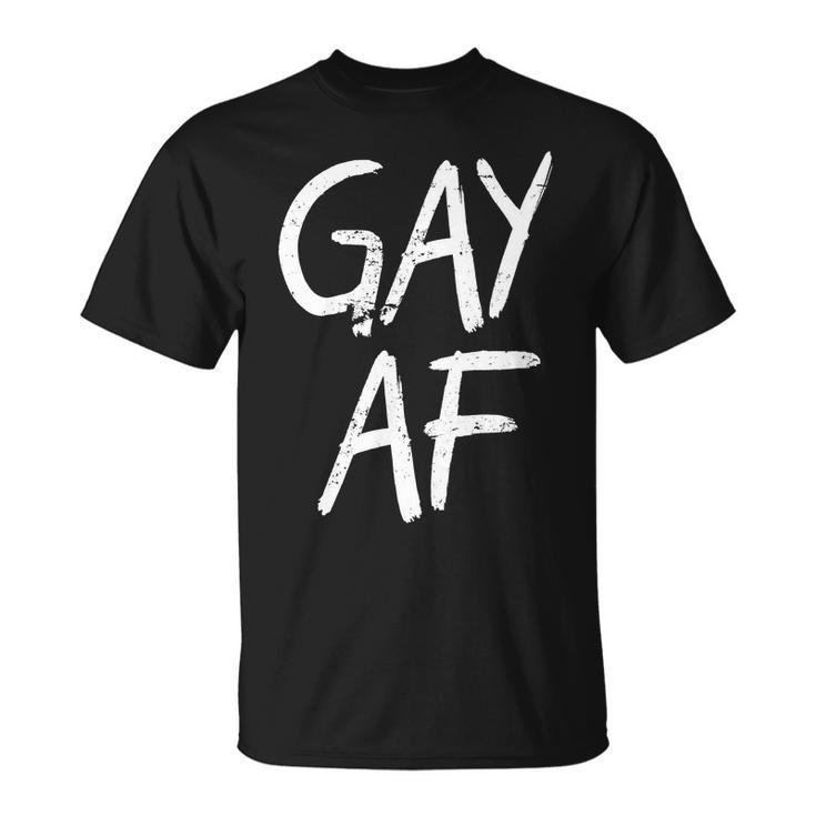 Gay Af Pride Logo Unisex T-Shirt