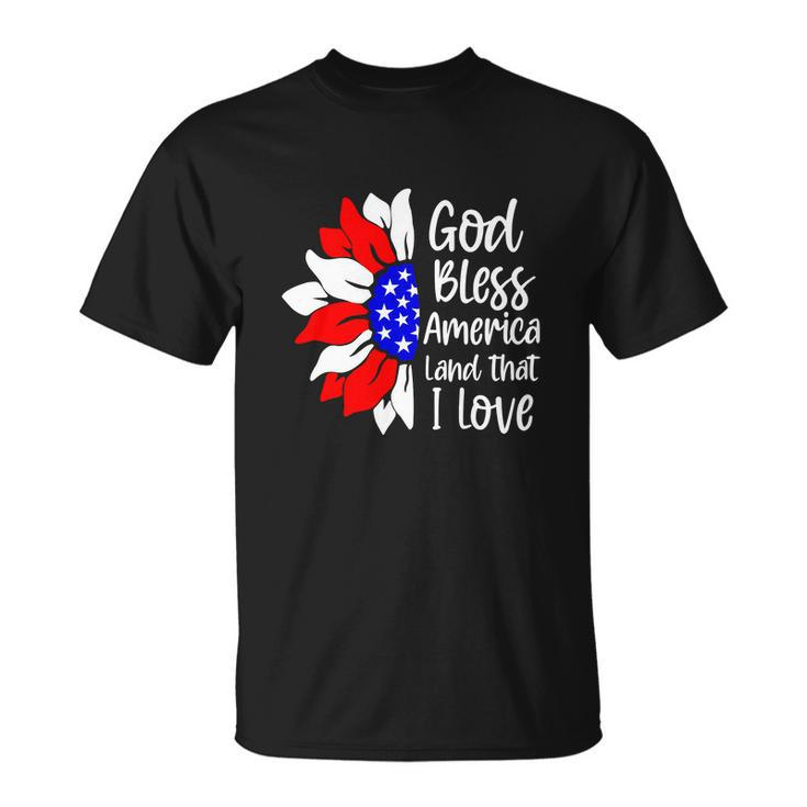 God Bless America Land That I Love 4Th Of July Unisex T-Shirt