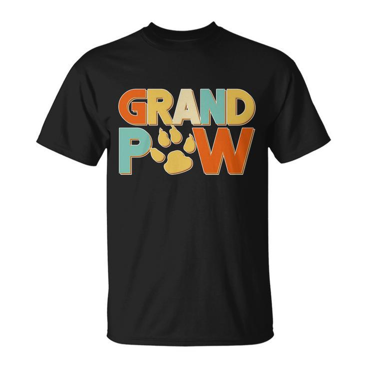Grand Paw Funny Dog Grandpa Tshirt Unisex T-Shirt