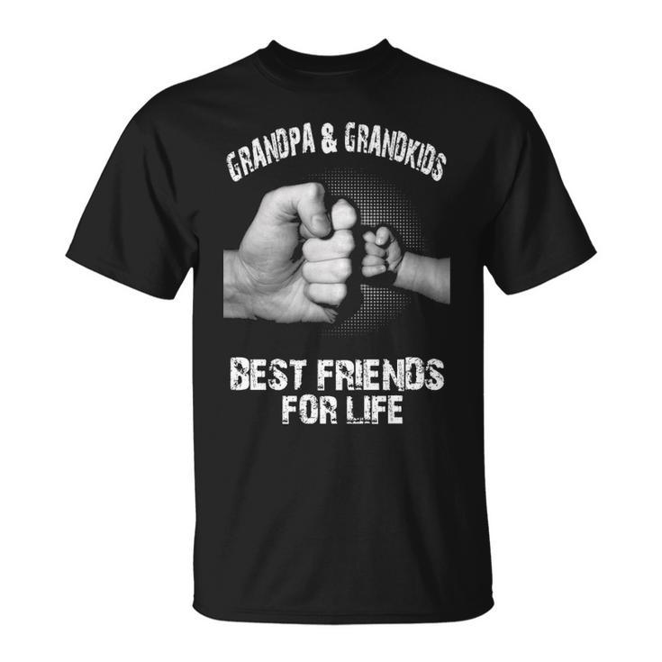 Grandpa & Grandkids - Best Friends Unisex T-Shirt