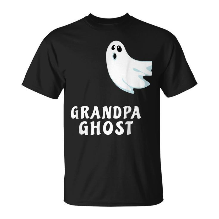 Grandpa Ghost Spooky Halloween Ghost Halloween Dad T-shirt