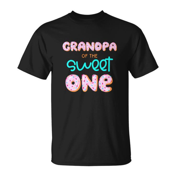 Grandpa Of Sweet One First Birthday Matching Family Donut Unisex T-Shirt
