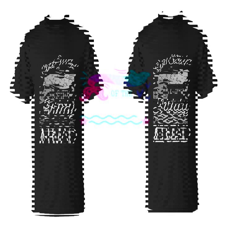 Great Grandpa Of The Birthday Mermaid Theme Family Bday Unisex T-Shirt