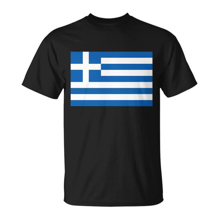 Greece Flag V2 Unisex T-Shirt
