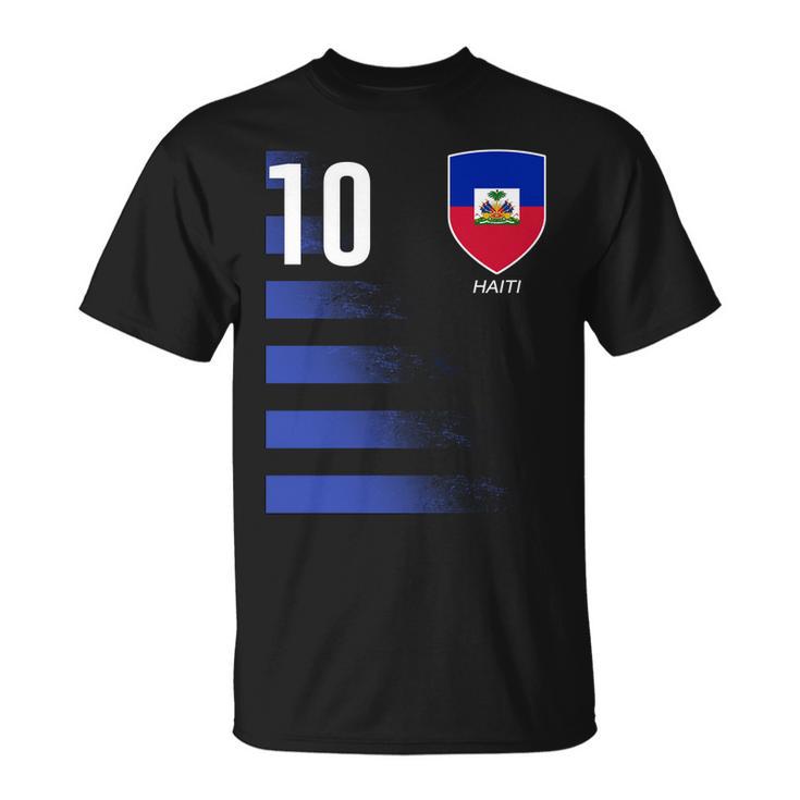 Haiti Football Soccer Futbol Jersey Unisex T-Shirt